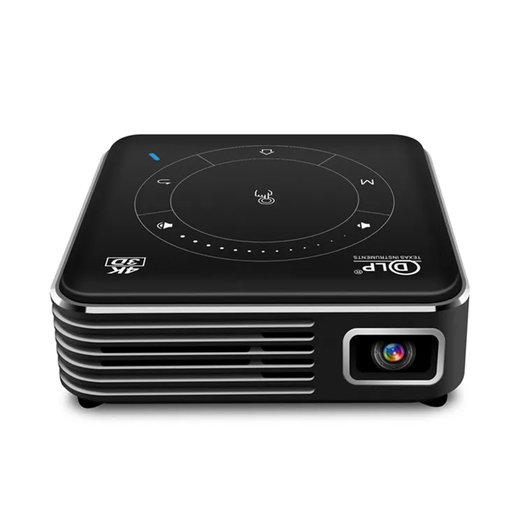 ほぼ未使用 DLP 4K 3D ミニプロジェクター P11 付属品あり Mini 3D Projector P11 - Portable Android DLP Projector with 4K HD