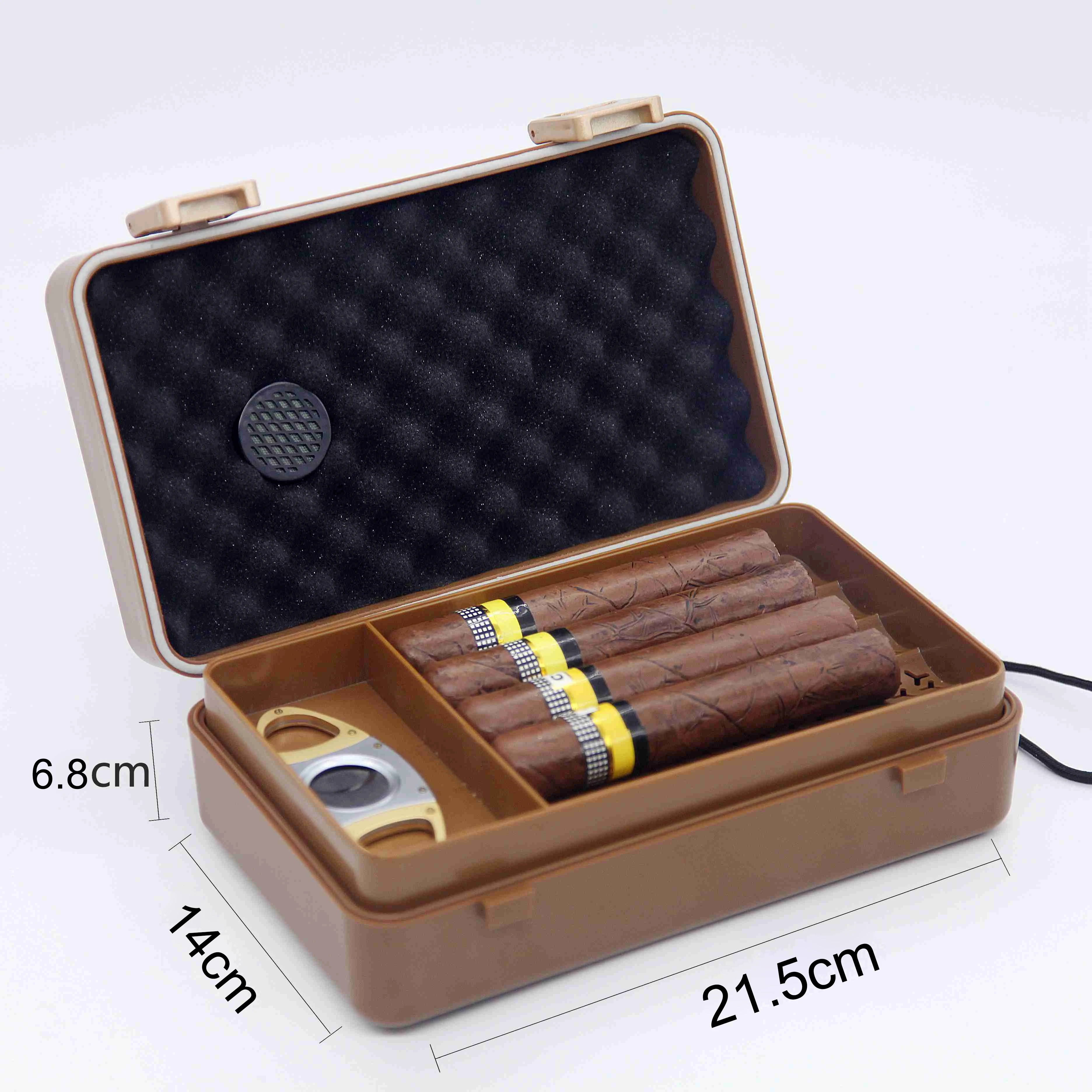 Wholesale Manufacturer wholesale cigar gift set waterproof cigar case travel humidor With Customized Logo m.alibaba.com