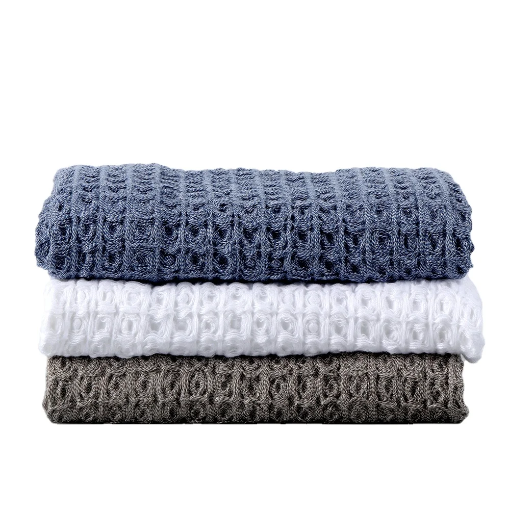 custom logo printing cotton beach towel sports sweat absorption