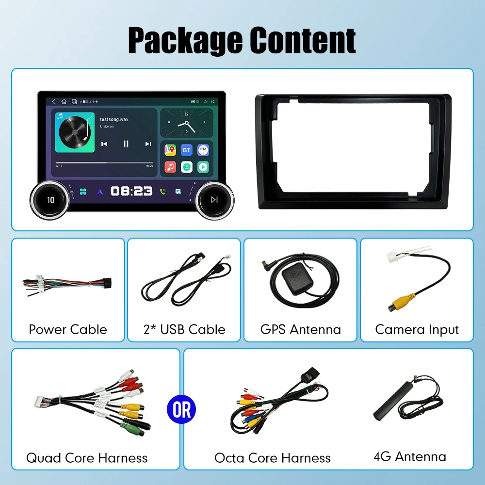 DIAMOND 2K QLED Screen  10.1/10.33/11.5/11.8 Inch Double Din Car Stereo 2 Din Android Car Radio Car DVD Player Navigation GPS