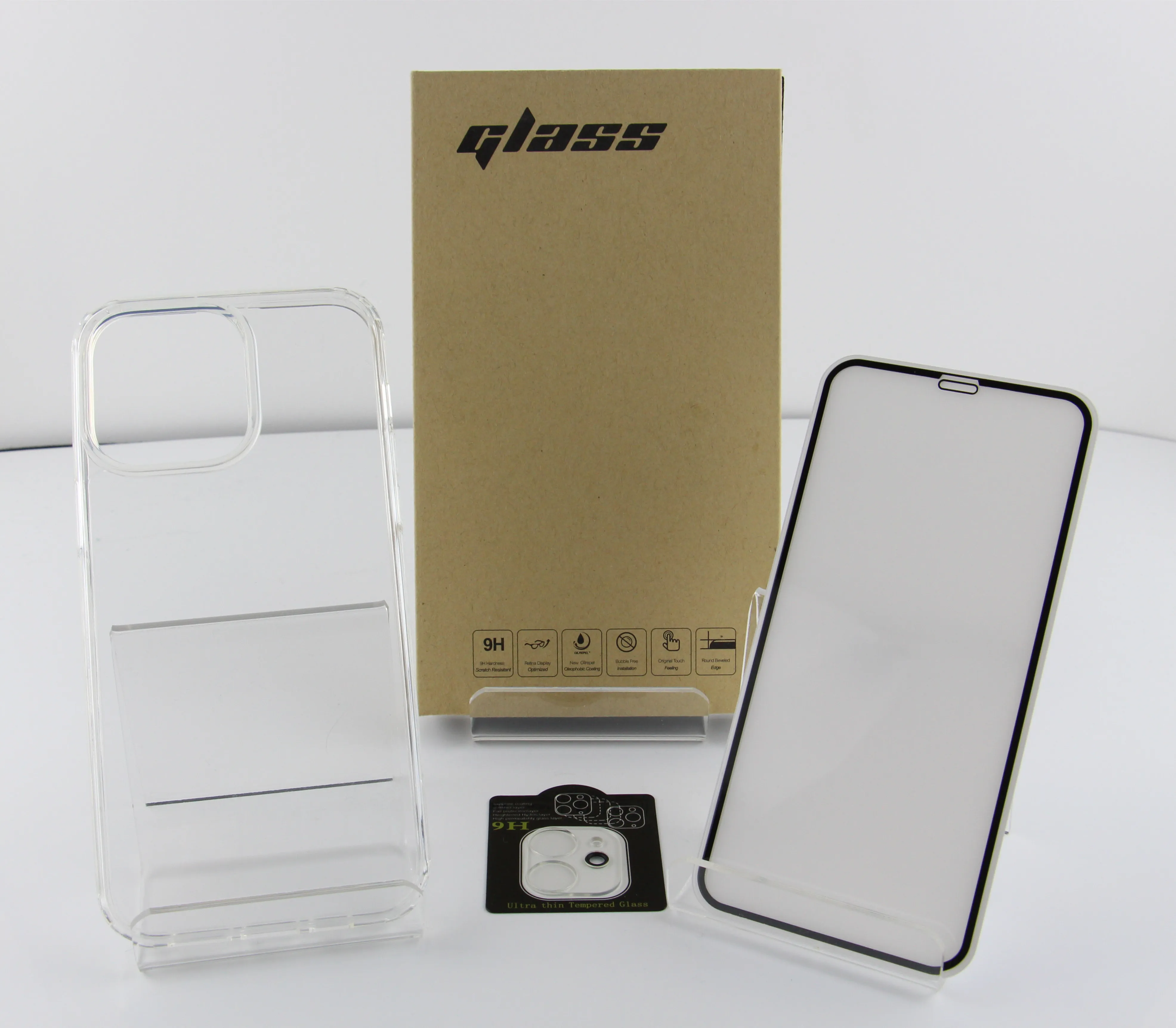 Protection Complète IPhone 14 Pro Max - Coque + Film Écran + Verre Caméra [5 En 1]