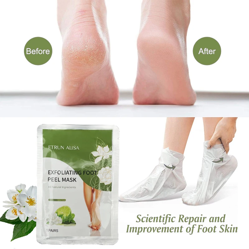 Foot Skin Care Feet Dry Skin Moisturizing Peeling Foot Mask Exfoliating  Socks Foot Mask