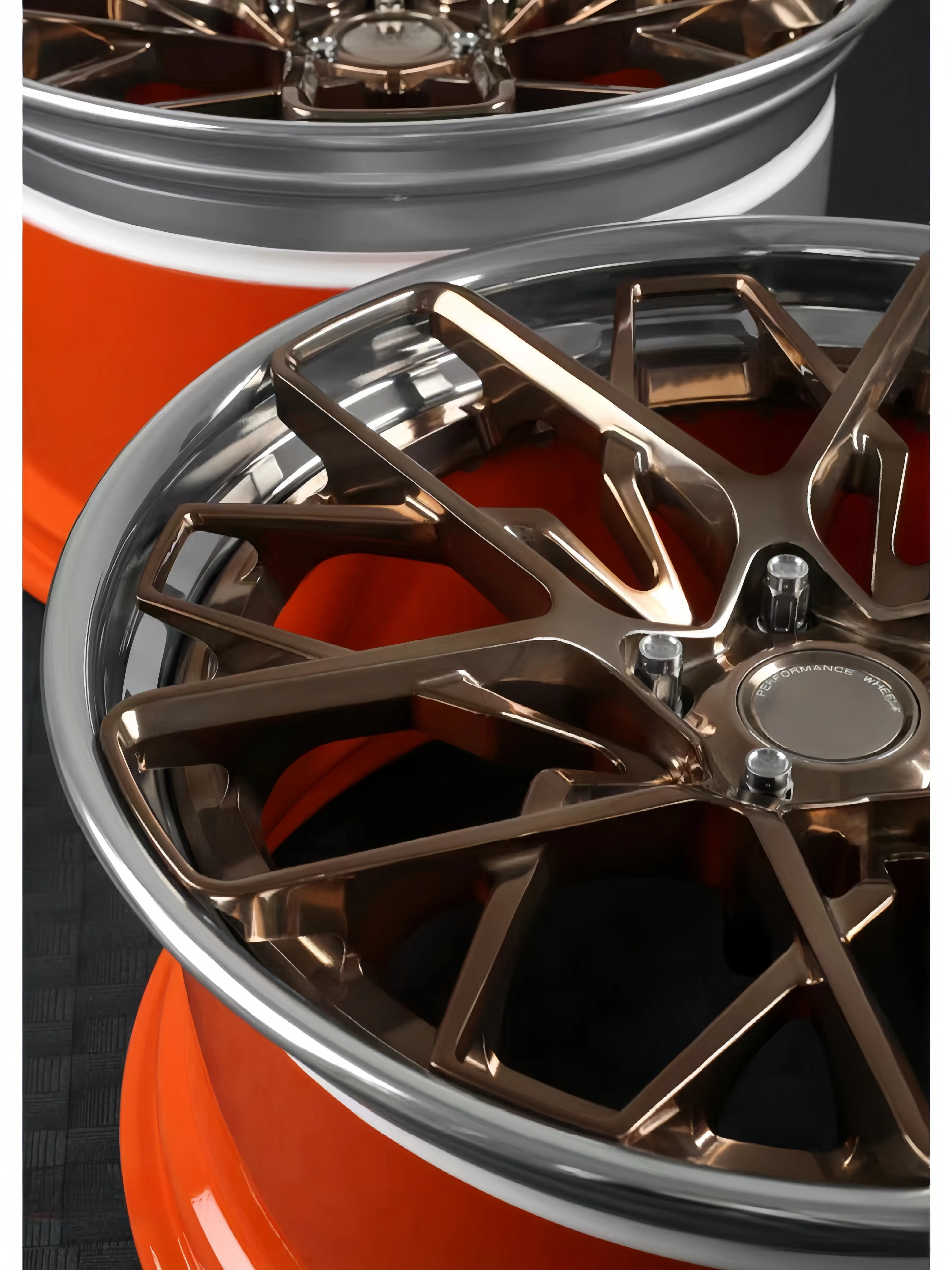 XINLAI New Custom Deep Dish Lip Forged Multi-rim 3-piece Wheel 5X112 20 22 Inch Aluminum Alloy Racing Car Wheels - Image 6