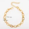 Conexión de hebilla corta de 10.7x6.5mm - dorado