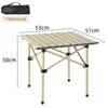 Egg roll table, square table, beige