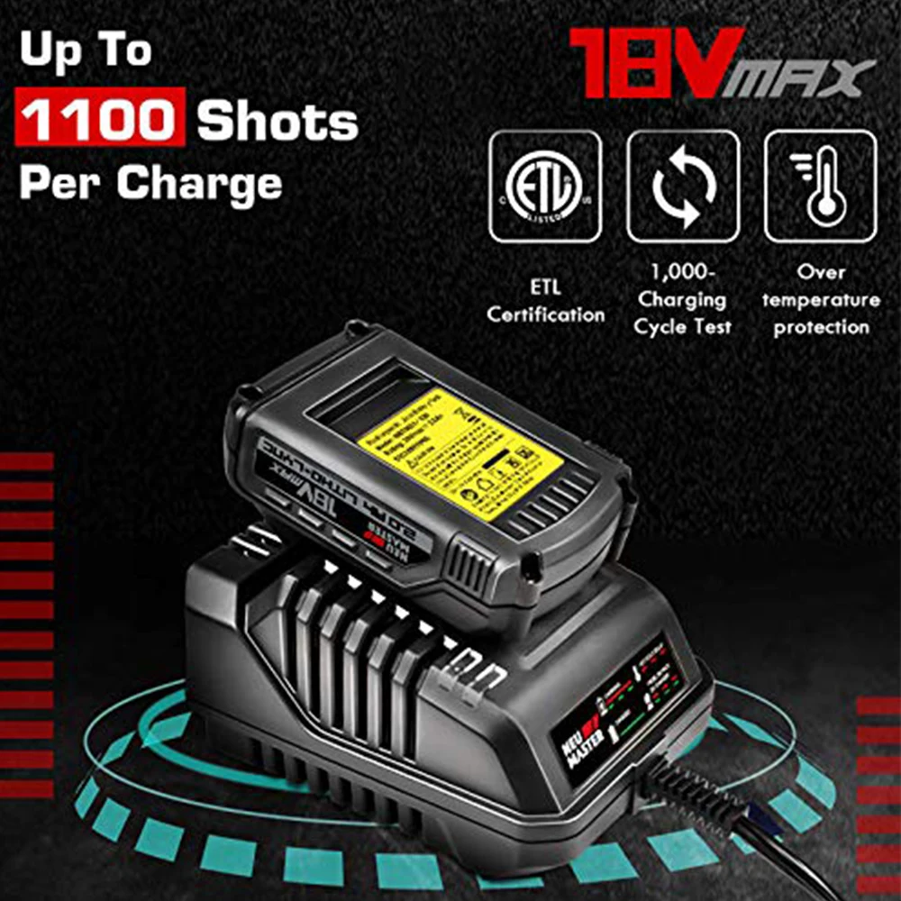 Аккумуляторный двухдюймовый беспроводной воздушный гвоздодер 18