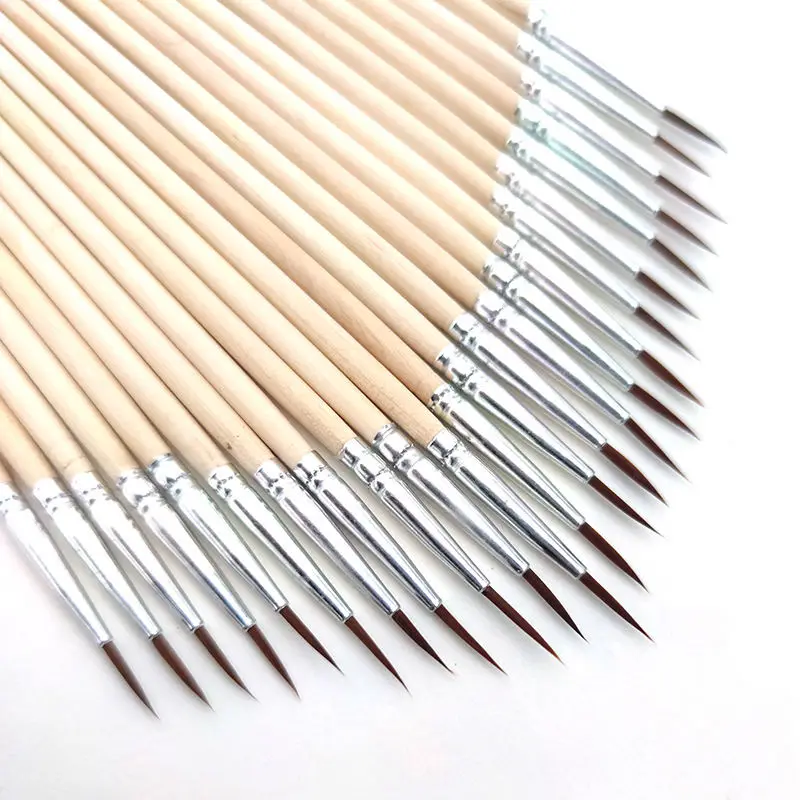 Нейлоновые кисти для акварельной живописи