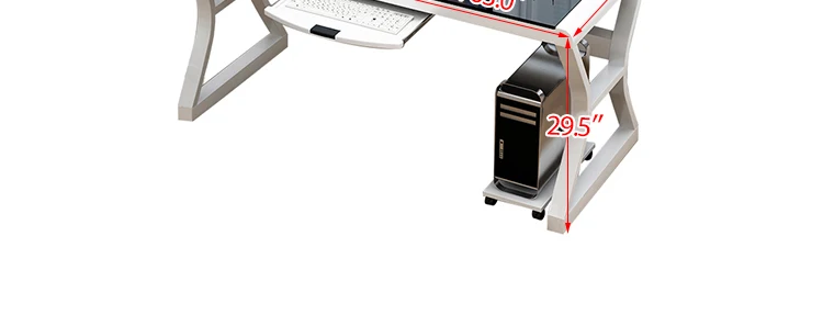 Custom 2021 New Type Top Sale Home Simple Modern Office Computer Desk