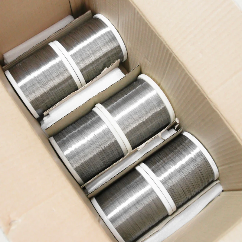 High Quality Factory Price 27 32 36 38 40 AWG Nichrome 80 Cr10Ni90 Cr20Ni80 NiCr 80/20 Resistance Nickel Heating Wire