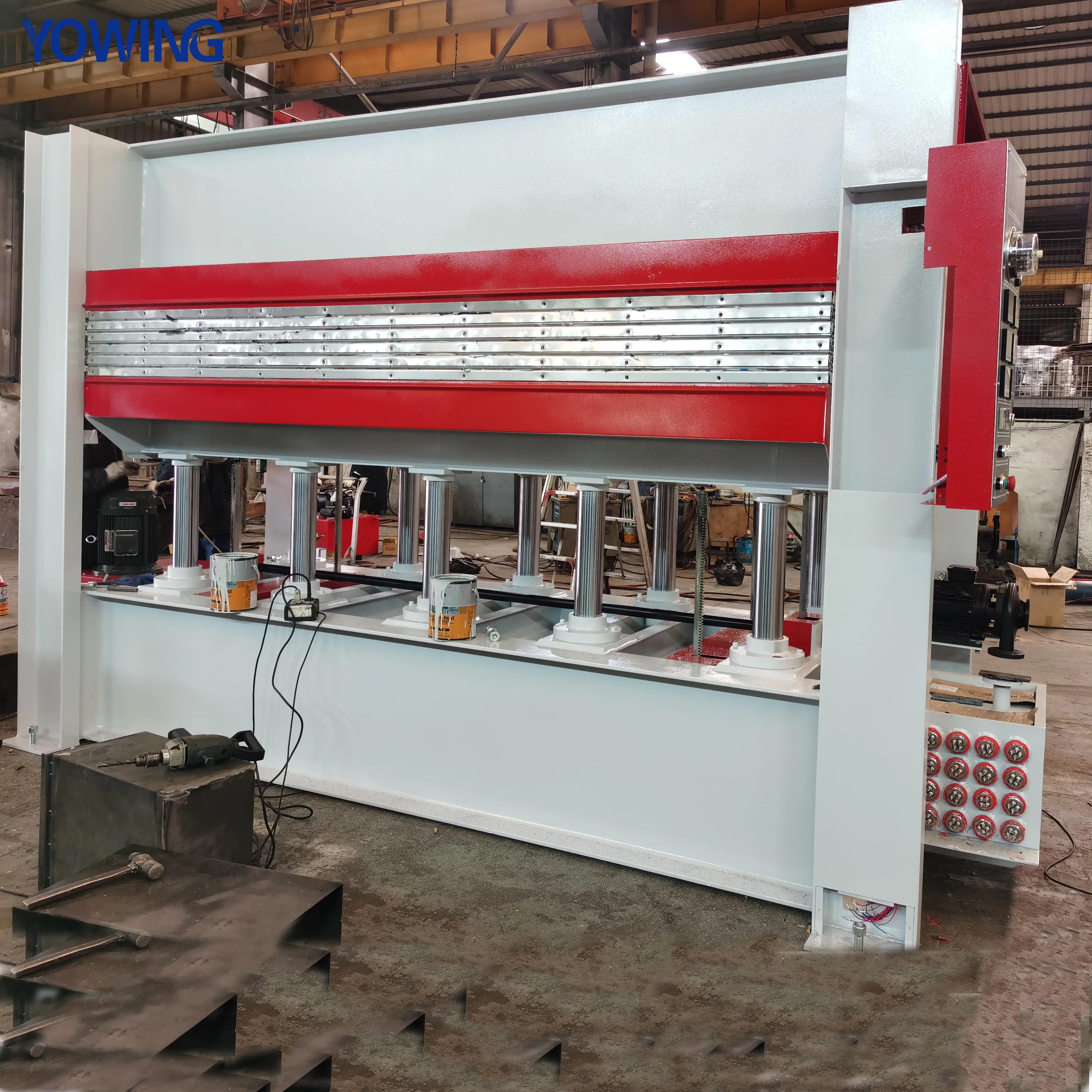 Многослойная машина для ламинирования и прессования горячим нагревом 120T 1300*2500