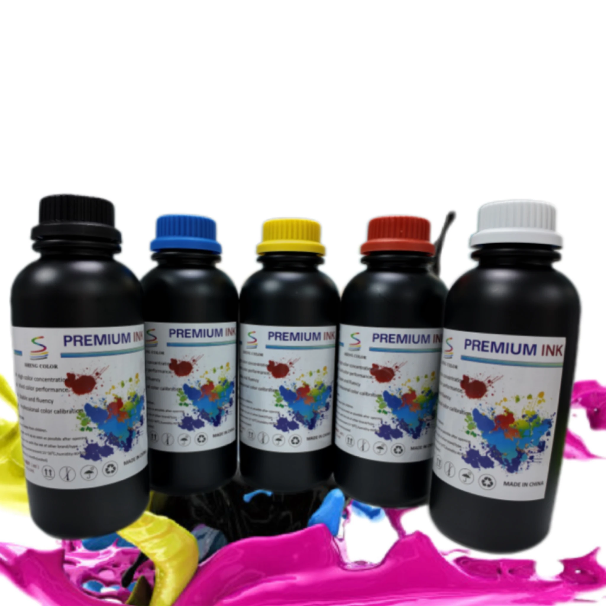 Alibaba.com: UV DTF Ink for I3200/xp600/tx800 Printheads, CMYK White ...