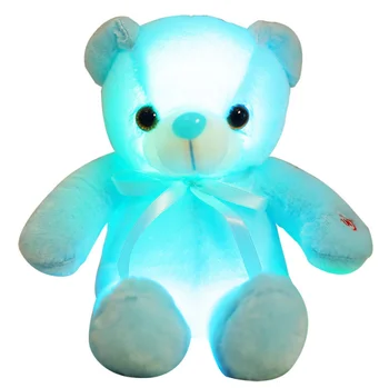 Factory Direct Sale Led Teddy Bear 50cm Plush Toy 30cm 75cm LED Light Up Teddy Bear