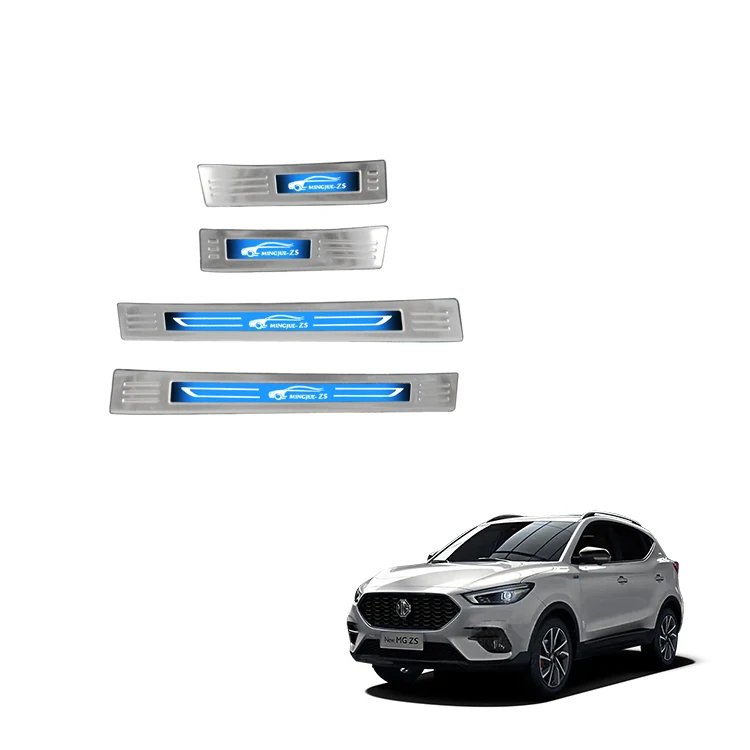 Panlabas na Patungan ng Pinto para sa MG ZS na Karagdagang Palamuti na Threshold Plate Manganese Steel Door Sills Guard Plate Mga Palamuting Panlabas