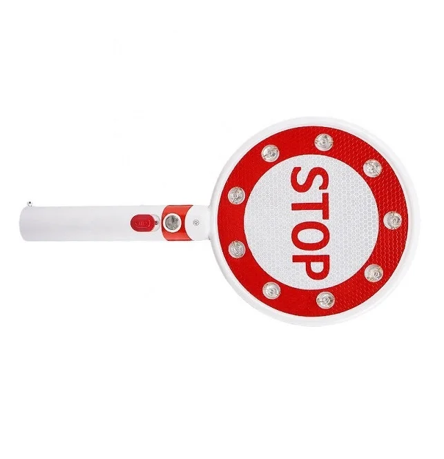 Traffic Warning Alto Safety Sign Board Hand Held Led Stop Signs - Buy ...