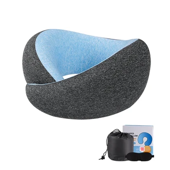 Hot selling Comfortable fabric Car Travel Neck Pillow Memory Foam pillow Head Support Cushion