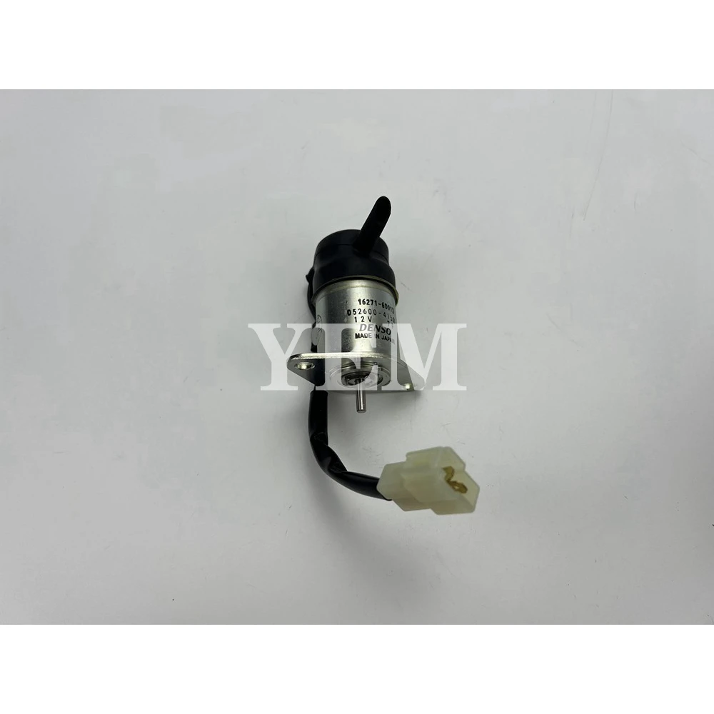 Fuel Shut Off Shutdown Solenoid 16271-60013 for Kubota D1105 D1305 V1505 Engine 2