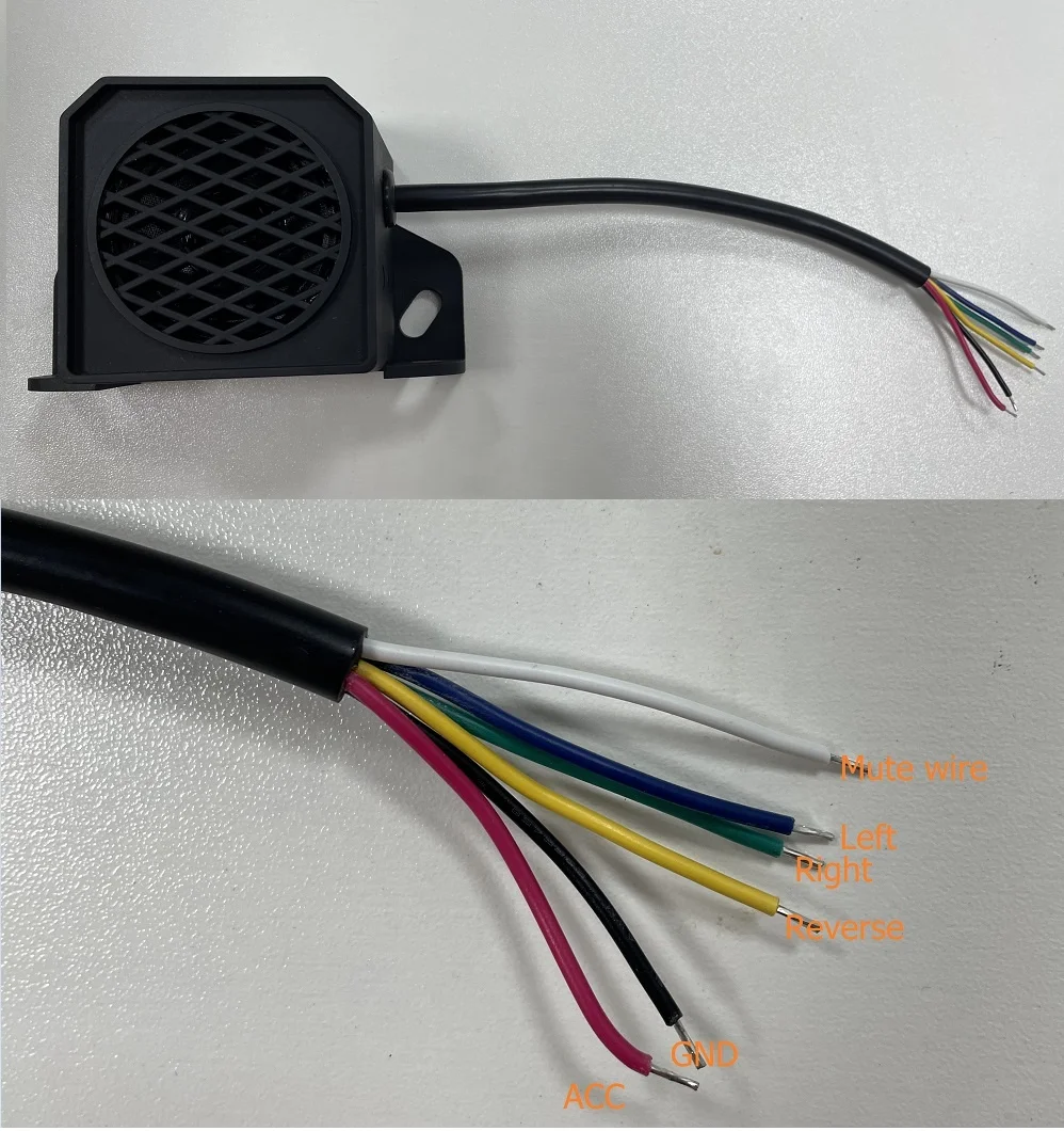 Truck Side Scan Detection Sensor with Pillar LED Warning and Audible Left Turn Alarm
