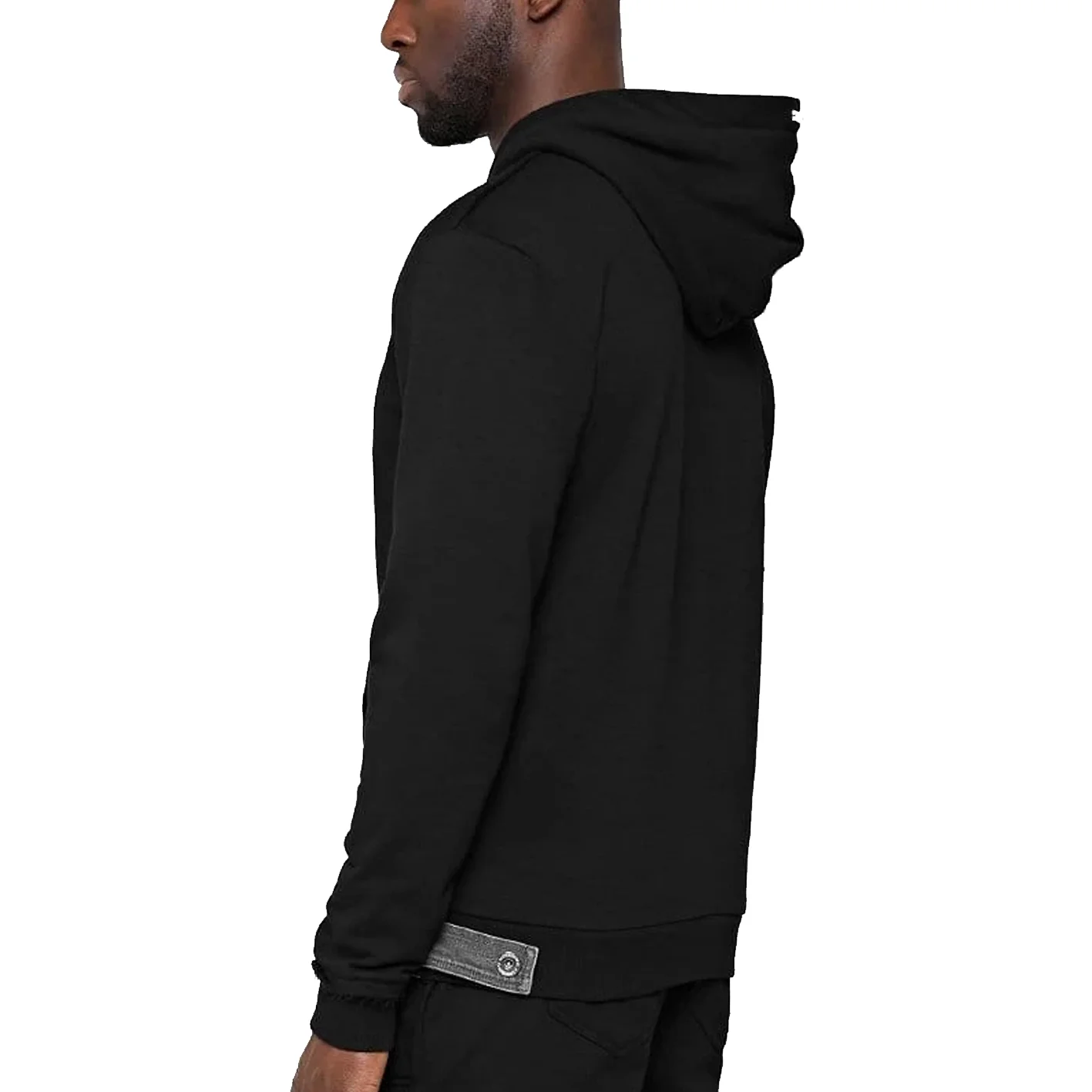 Patch Denim High Quality Blank Hoodies Wholesale Classic Thin Pullover