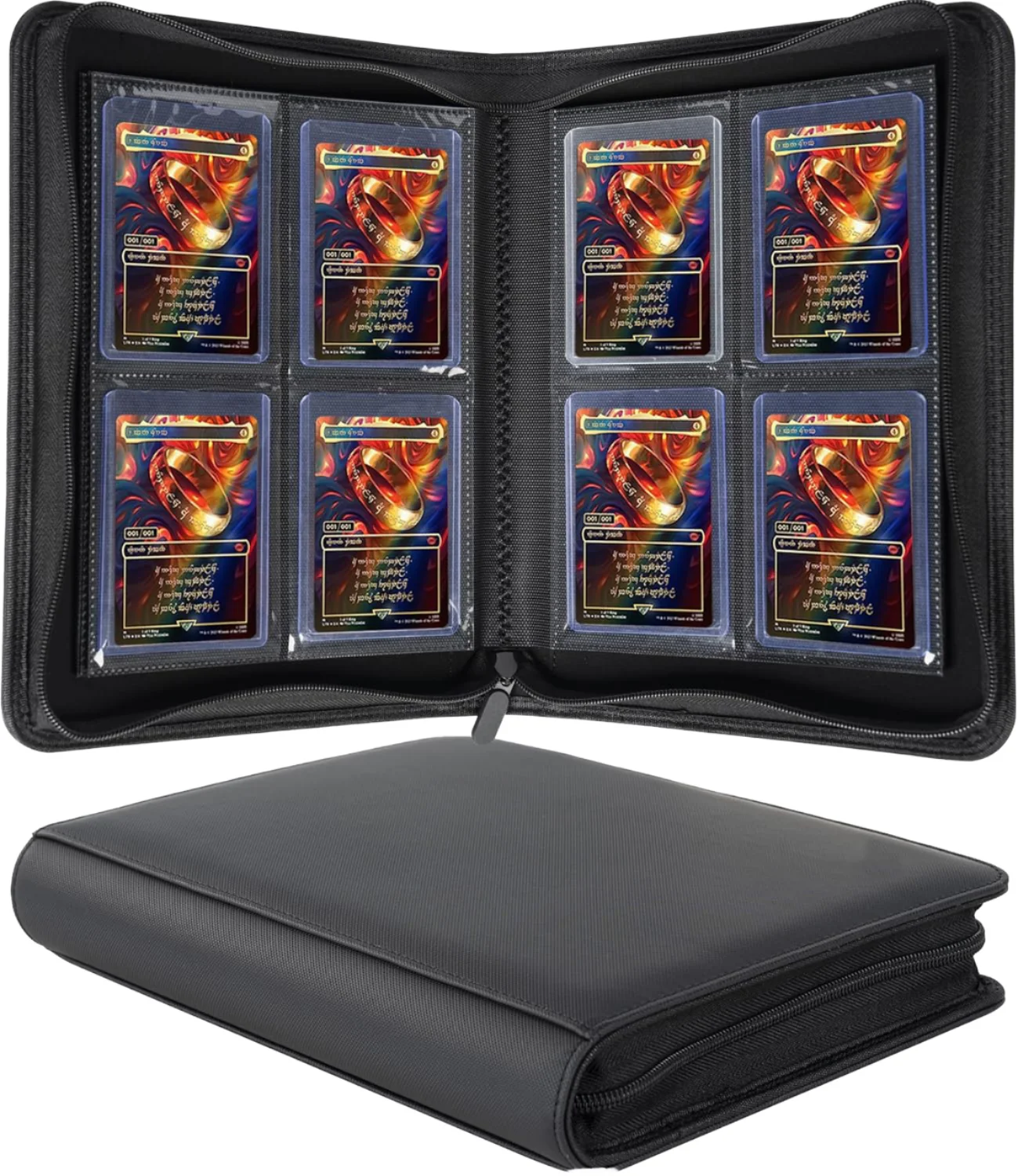 Customized Cover 4 Pocket Toloader Binder Trading Baseball Card Album Collectors 3x4 Top Loader Zipper Binder Customized Cover 4 Pocket Toloader Binder Trading Baseball Card Album Collectors 3x4 Top Loader Zipper Binder