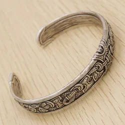 Взрывоопасный стиль браслет викингов голова волка браслет европейские и американские популярные ювелирные изделия