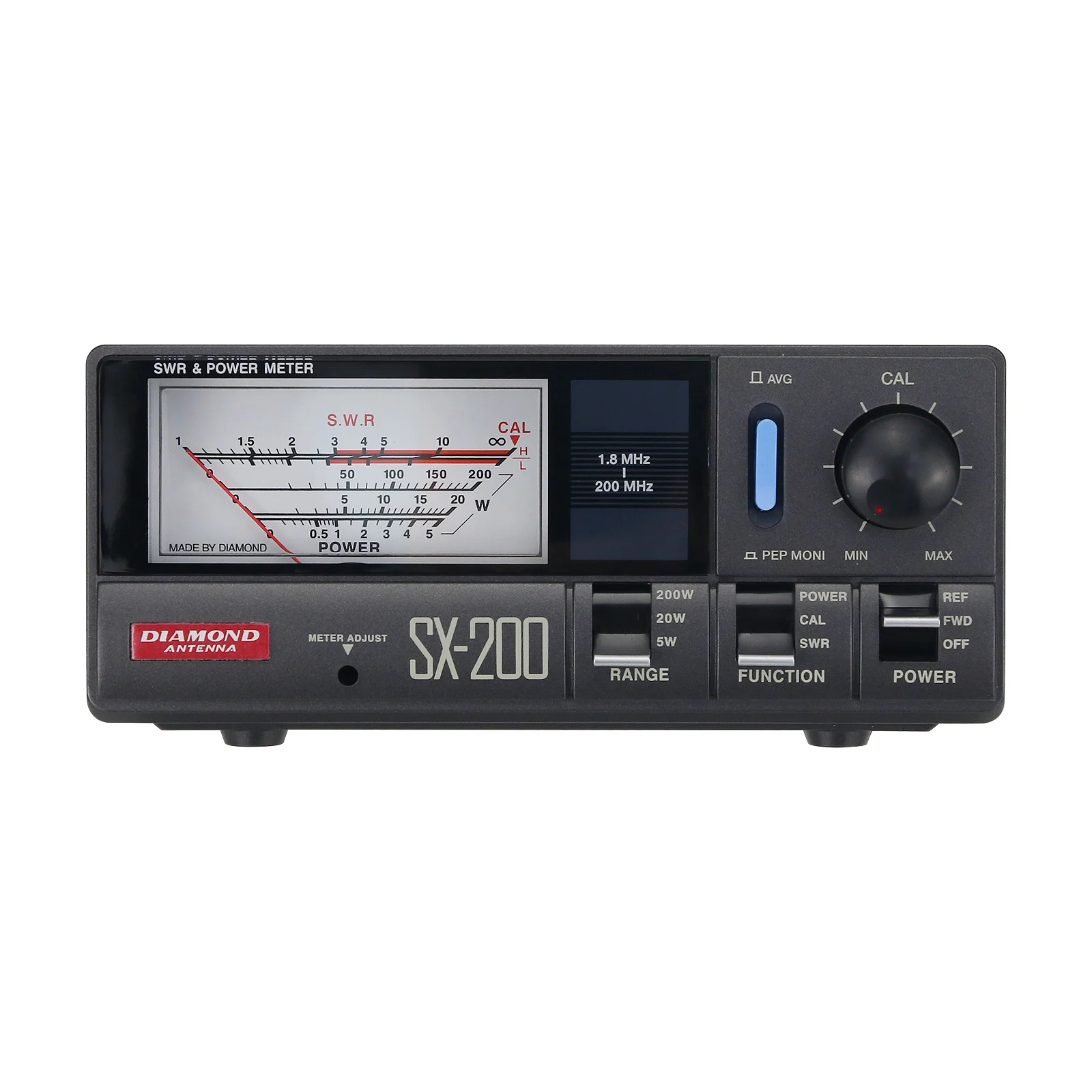 SX-200 SWR & Power Meter - Accurate 5W, 20W, 200W Measurement