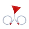 Tube rouge + transparent