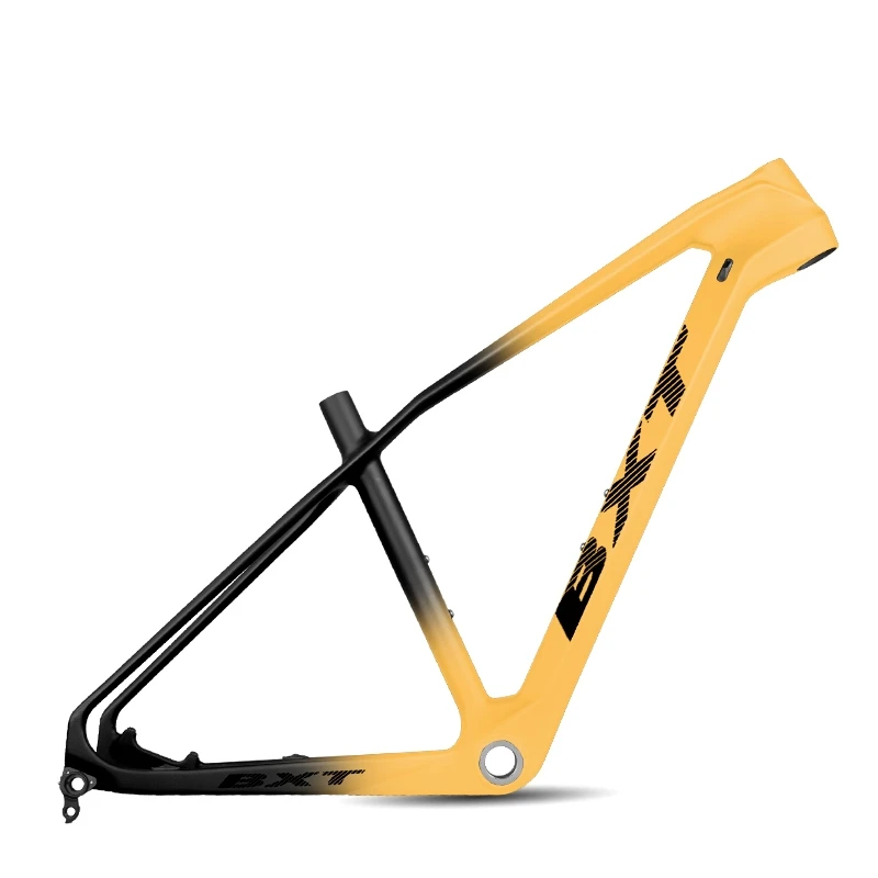 Custom Carbon Fiber Mountain Bike Frame MTB Disc Brake Bicycle Frame  Inch Thru Axle Bicicleta Frames Chinese Factory