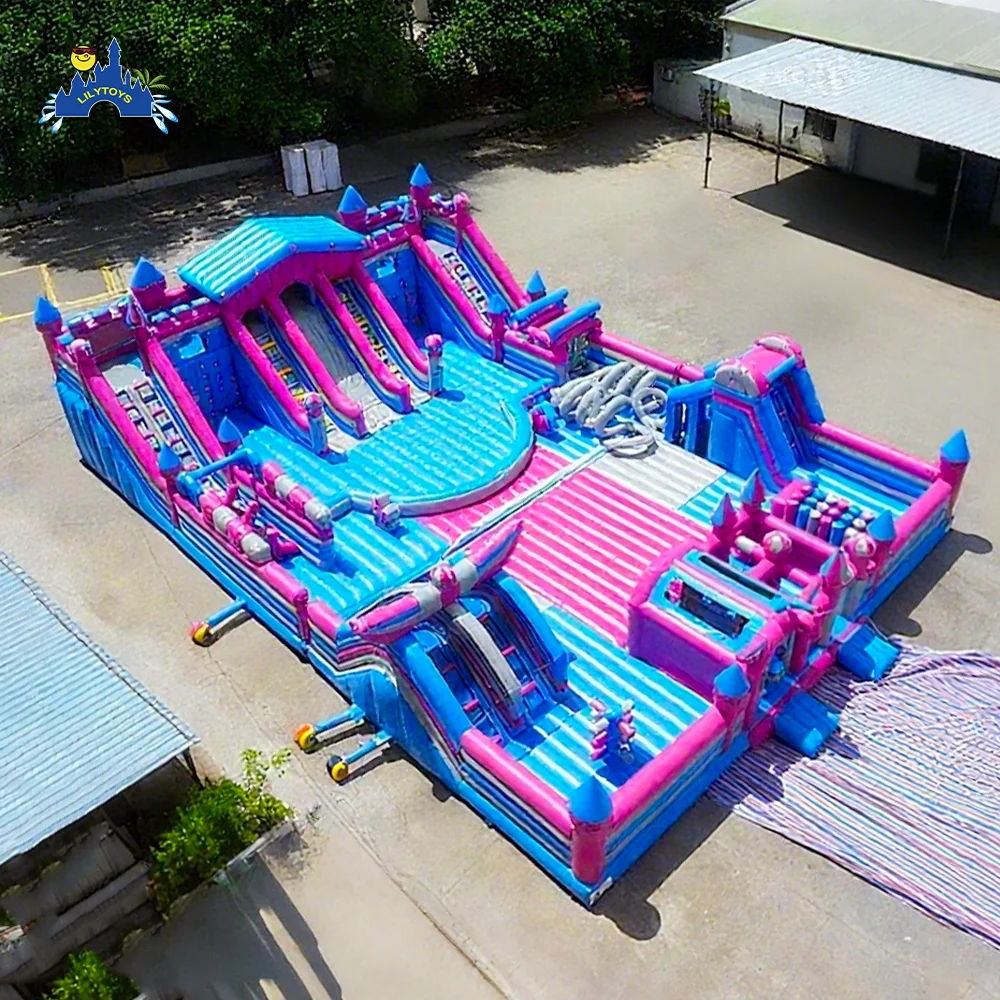 Commercial Indoor Amusement Equipment, Attraction Indoor Playground PVC Inflatable Carnival  Castle