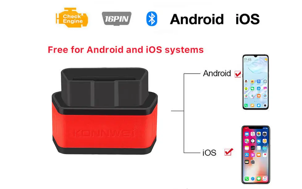 OBD 11 & OBD2 for Bluetooth 4.0/5.0 Car Fault Detector Smart Code Reader for Android & Apple Fault Diagnosis Driving Computer - view 6