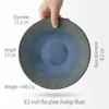 85 inch flat plate dark blue