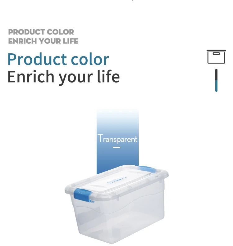 5l 8l 15l 30l 40l 70l 120l 180l Tough Rectangle Plastic Organizers And