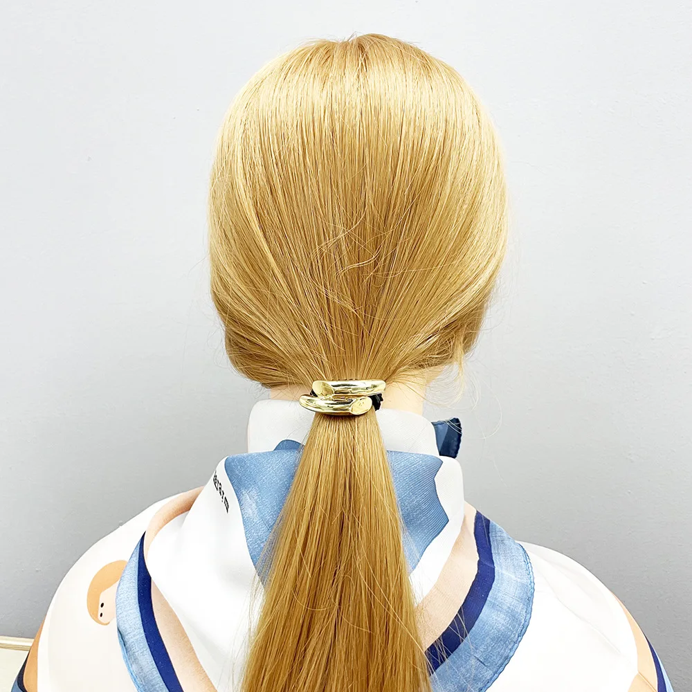 U-shaped metal ponytails hair band Japan and South Korea hot selling hair string hair rope ins headwear