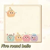 Five round balls