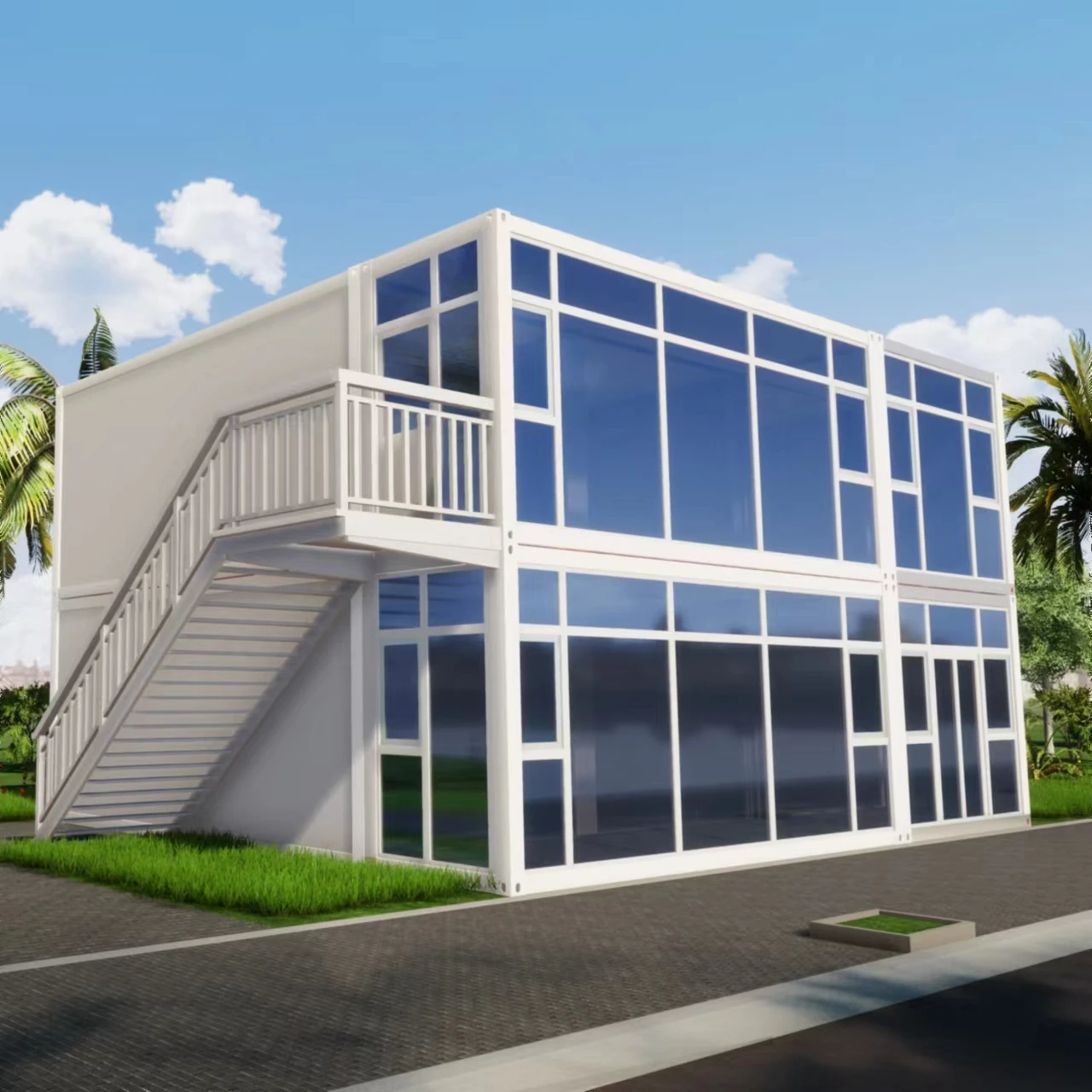 Chinese Prefabricated House Shipping Container Home 40 Feet Container House Competitive Price 40ft Shipping Container House