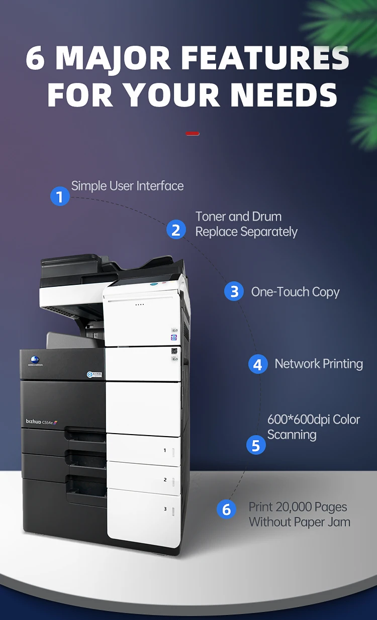 A3 A4 All In One Office Laser Colour Used Printer Scanner Copier For ...