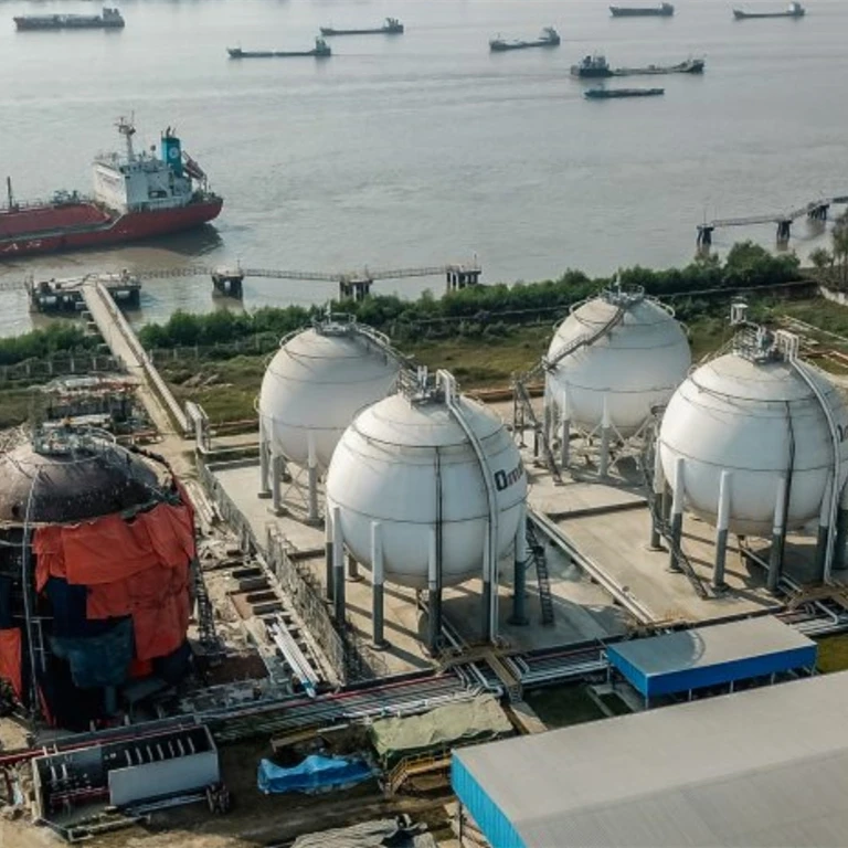 EPC 2000MT 3000MT Sphere Hydrogen Oxygen Nitrogen Propane Spherical Tank for Energy Providing