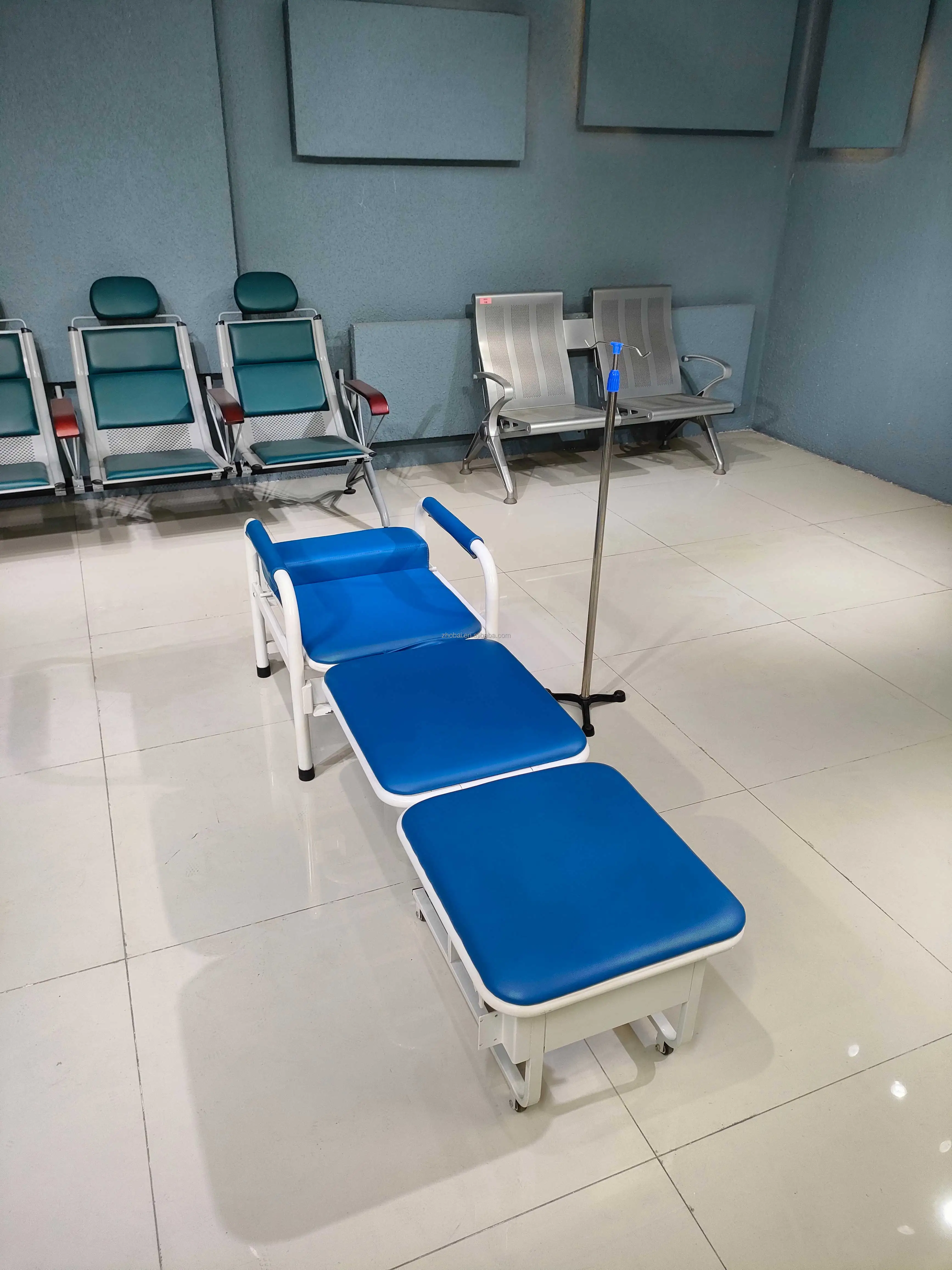 Dual-Purpose Adjustable Portable Folding Hospital Care Bed Chair Multifunctional Medical Nursing Outpatient Chair Living Room 6