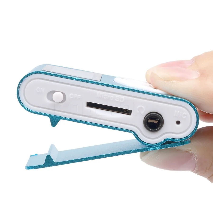 Metal Mini FM Clip MP3 Player FM MP3 Player With TF Card Slot