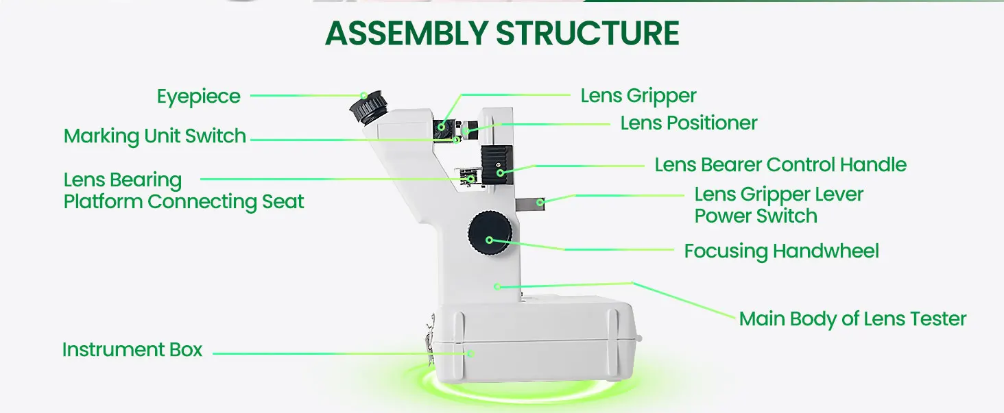 Top Quality Manual Lensmeter Manual Focimeter Optometry Equipment CP-1B