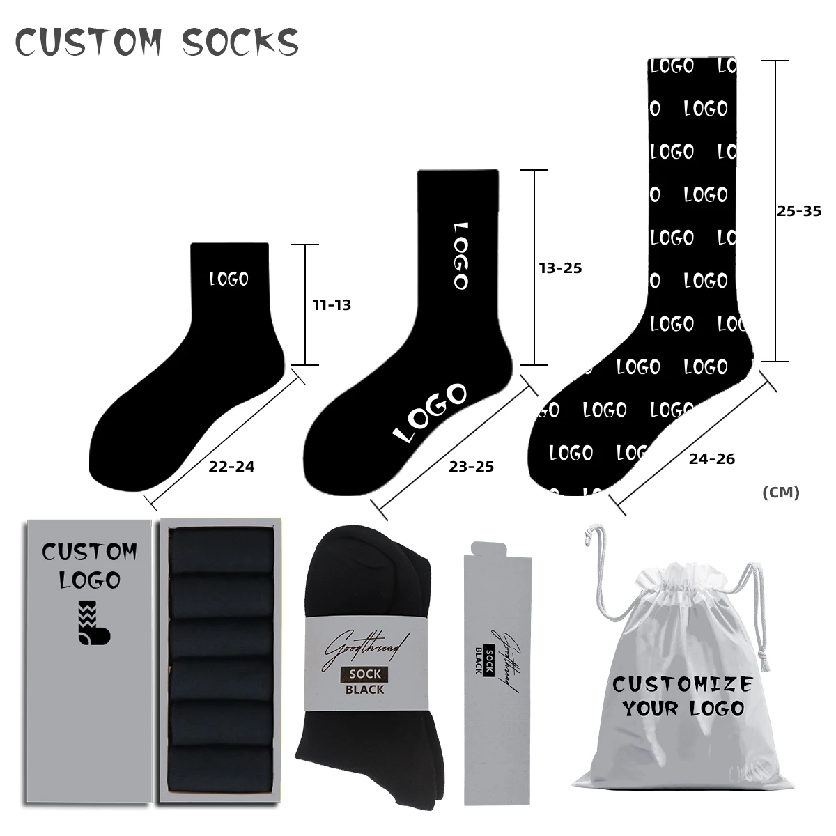 Oem Socks Custom Logo Embroidered Funny Ankle Crew Novelty Cotton Socks