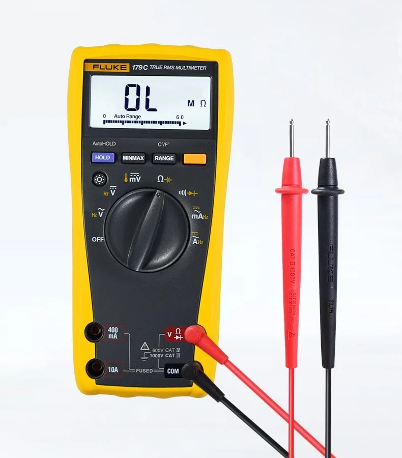 Fluke 179c Digital Multimeter True-rms Voltage & Current Within 0.9% ...