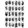 Tc-black animals set-5797cm-30 pieces per set