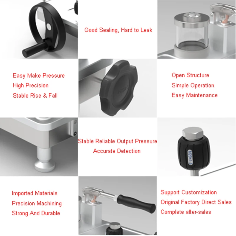 Desktop-Wasserpumpen-Druckkalibrator 0-70MPa – Detail 4
