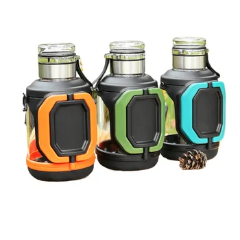 Tea Water Separation Glass with Handle Men's Large Capacity Kettle Borosilicate 1600ml