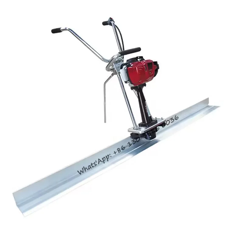 Construction Site Concrete Pavement Leveling Machine Integrated Vibrating Ruler Stainless Steel