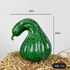 Calabaza curva, verde [13cm]