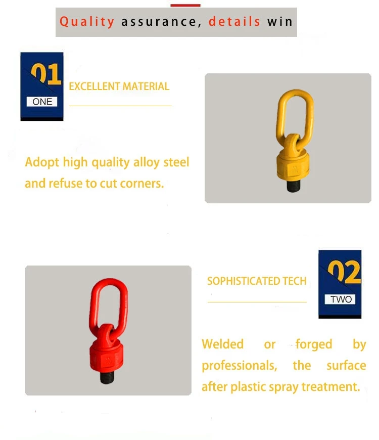 Rigging Lifting Swivels Hoist Rings/swivel Lifting Points/swivel