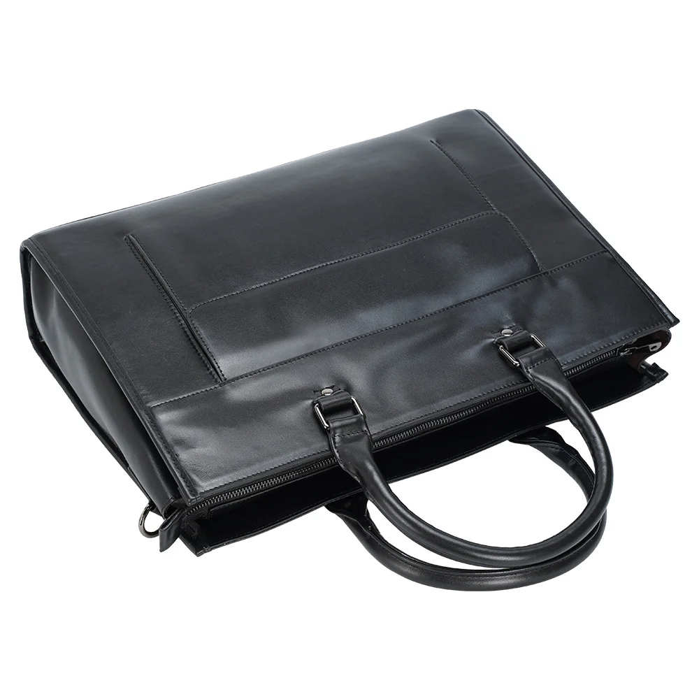 Fashion Design Wholesale Drop Shipping Full Grain Cowhide Tote Bag Real Leather Lawyer Laptop Bag Genuine Leather Briefcase Bag