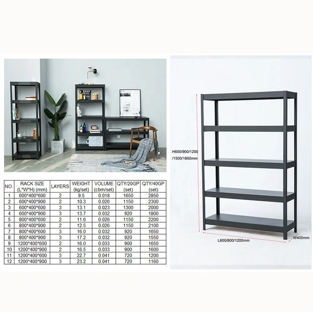 Light Duty Gorilla Rack Parts Boltless Metal Shelving - China Boltless  Metal Shelving, Light Duty Gorilla Rack