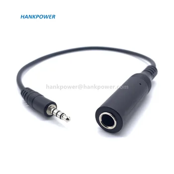 Tomost 6.35 Vrouwelijk naar 3.5 Mannelijke Plug Jack Stereo Hifi